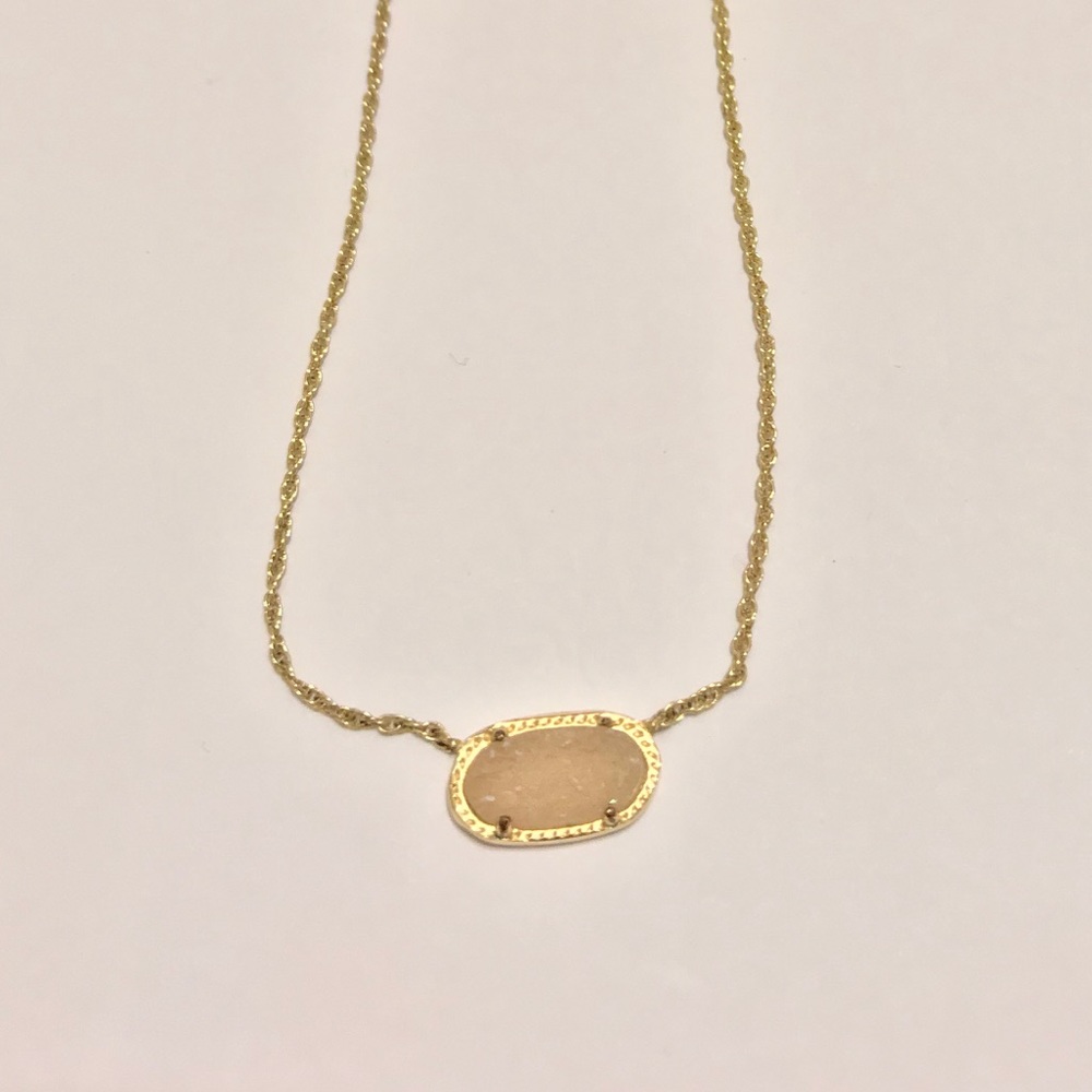 Kendra Scott Gold Druzy Necklace